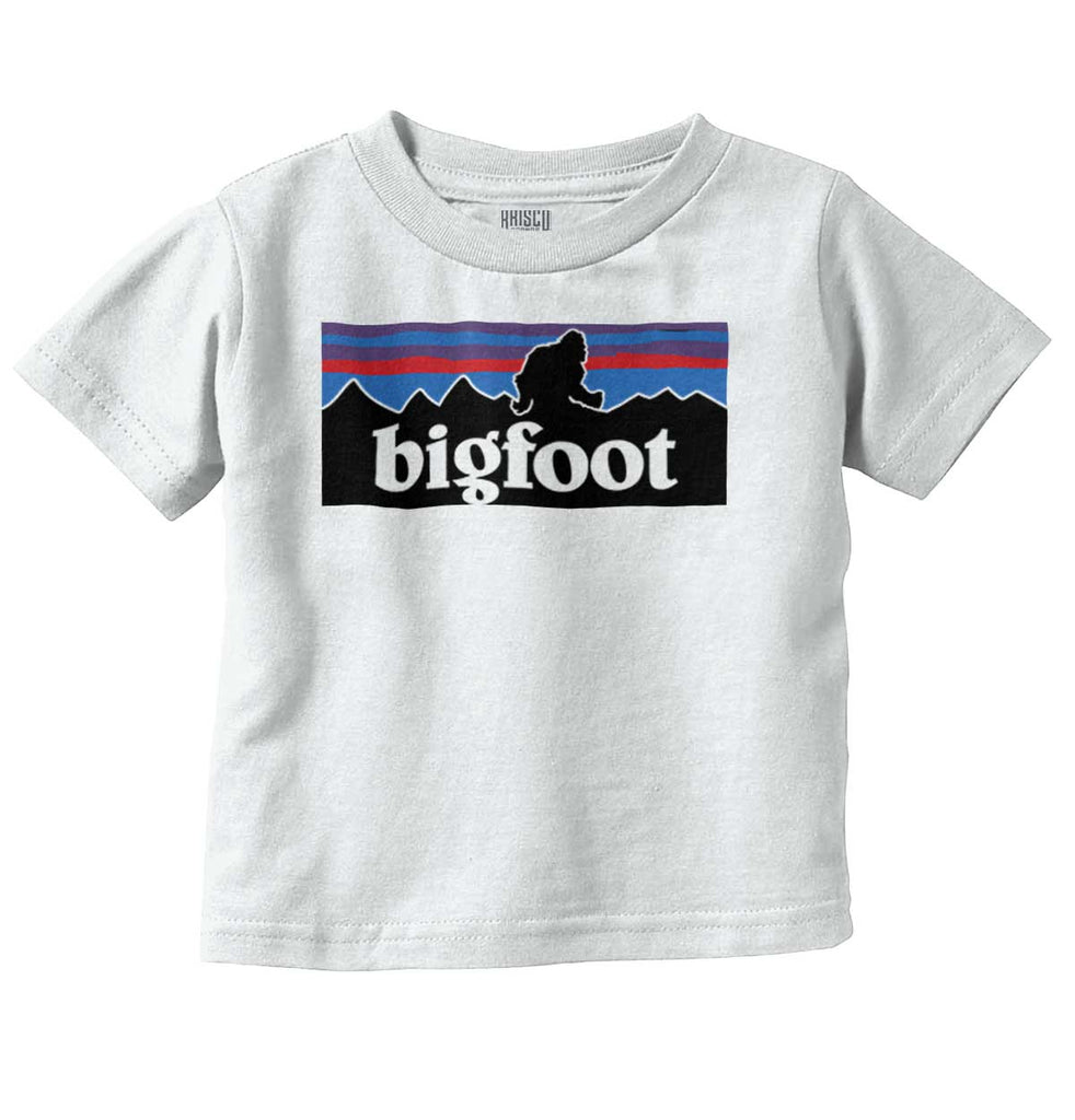 Bigfoot Mountain Infant Toddler T Shirt-Direct To Garment Print-Brisco Baby