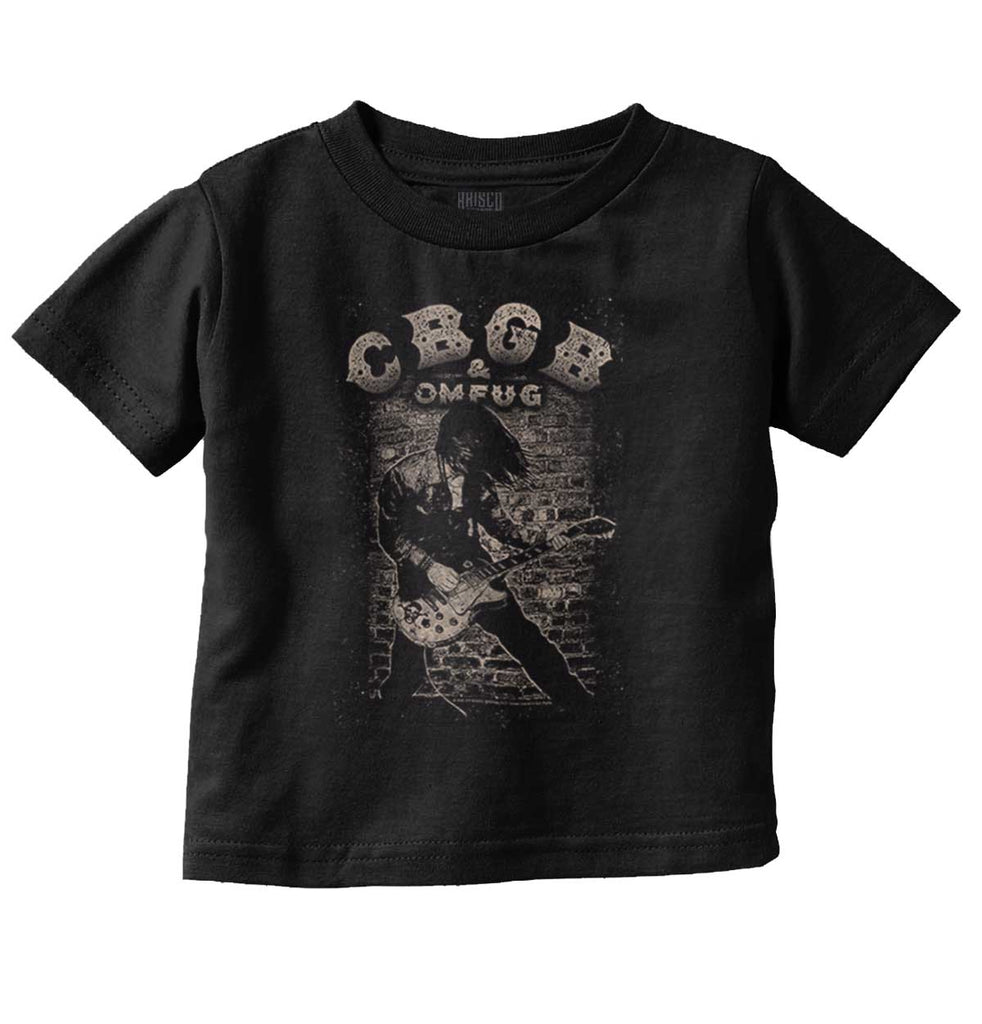 CBGB Rocker Infant Toddler T Shirt-Direct To Garment Print-Brisco Baby