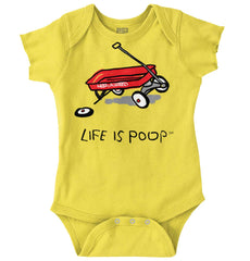 Broken Wagon Romper-Direct To Garment Print-Brisco Baby