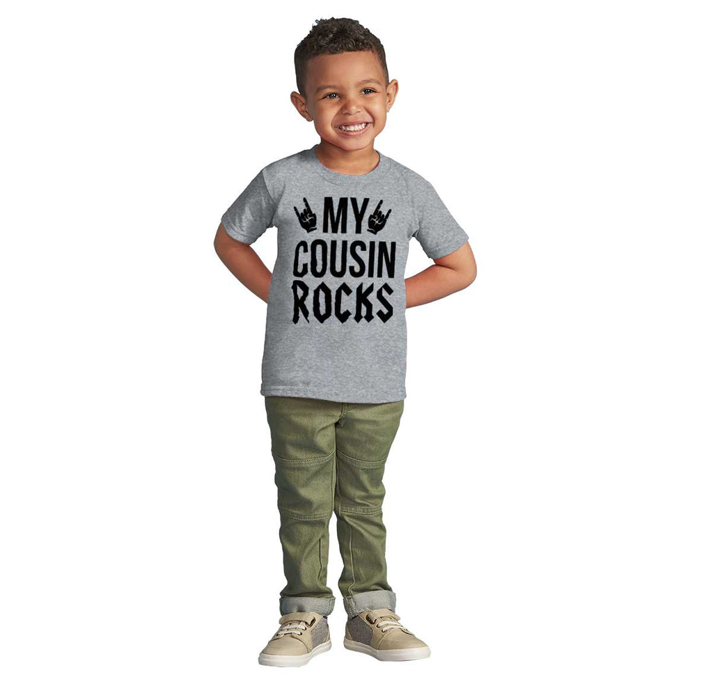 My Cousin Rocks Infant Toddler T Shirt-Direct To Garment Print-Brisco Baby
