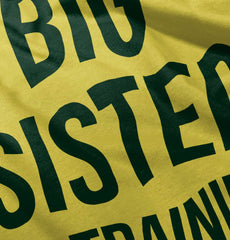 Big Sister In Training Romper Bodysuit-Direct To Garment Print-Brisco Baby