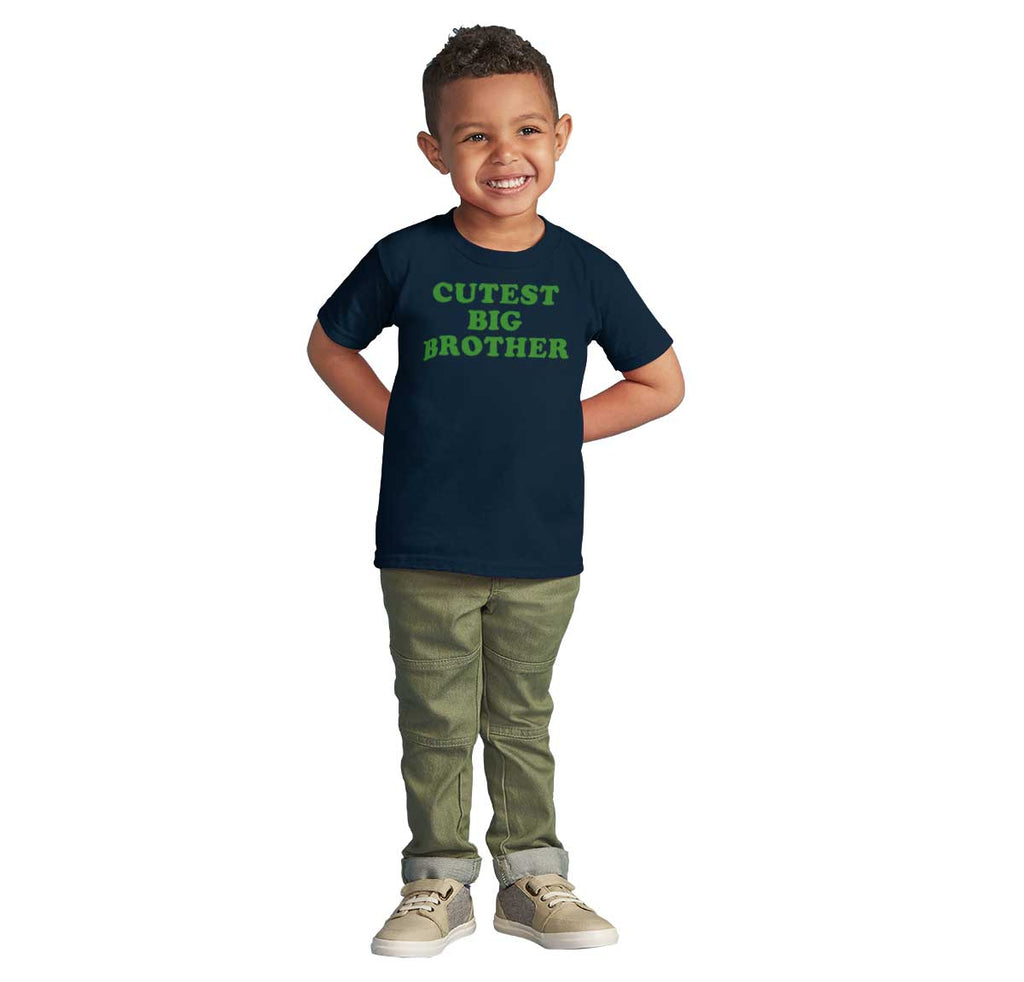 Cutest Big Brother Infant Toddler T Shirt Tee-Direct To Garment Print-Brisco Baby