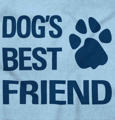 Dog's Best Friend Infant Baby Bib-Direct To Garment Print-Brisco Baby