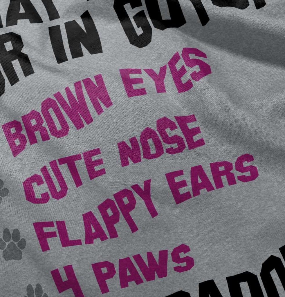 Labrador Checklist Romper Bodysuit-Direct To Garment Print-Brisco Baby