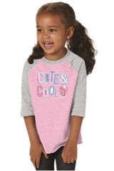 Cute & Cool Toddler Baseball-Direct To Garment Print-Brisco Baby