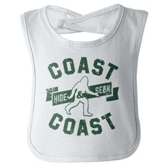 Coast To Coast Infant Baby Bib-Direct To Garment Print-Brisco Baby