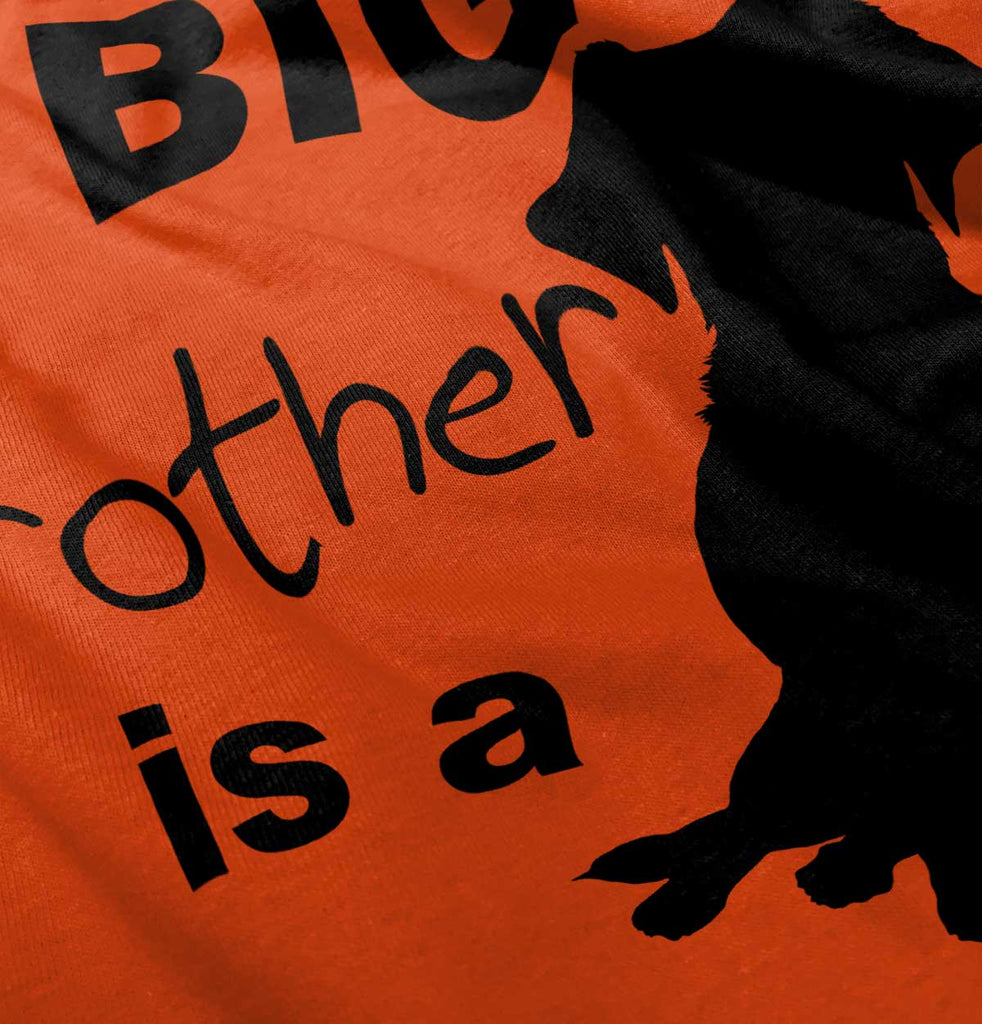 Brother is a Dog Infant Toddler T Shirt-Direct To Garment Print-Brisco Baby