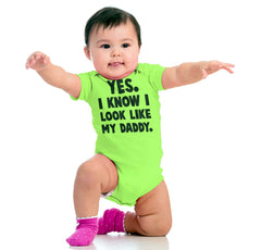 Look Like Daddy Romper Bodysuit-Direct To Garment Print-Brisco Baby