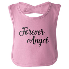 Forever Angel Infant Baby Bib-Direct To Garment Print-Brisco Baby