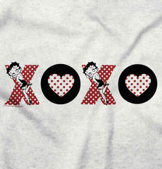 XOXO Toddler Ruffled Trim T-Shirt-Direct To Garment Print-Brisco Baby