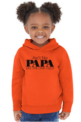 No Papa Like Me Toddler Pullover Hoodie-Direct To Garment Print-Brisco Baby