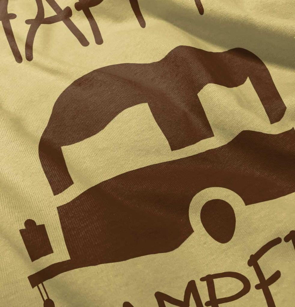 Happy Camper Infant Toddler T Shirt-Direct To Garment Print-Brisco Baby