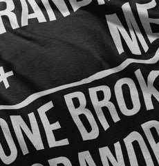 One Broke Grandpa Infant Toddler T Shirt-Direct To Garment Print-Brisco Baby