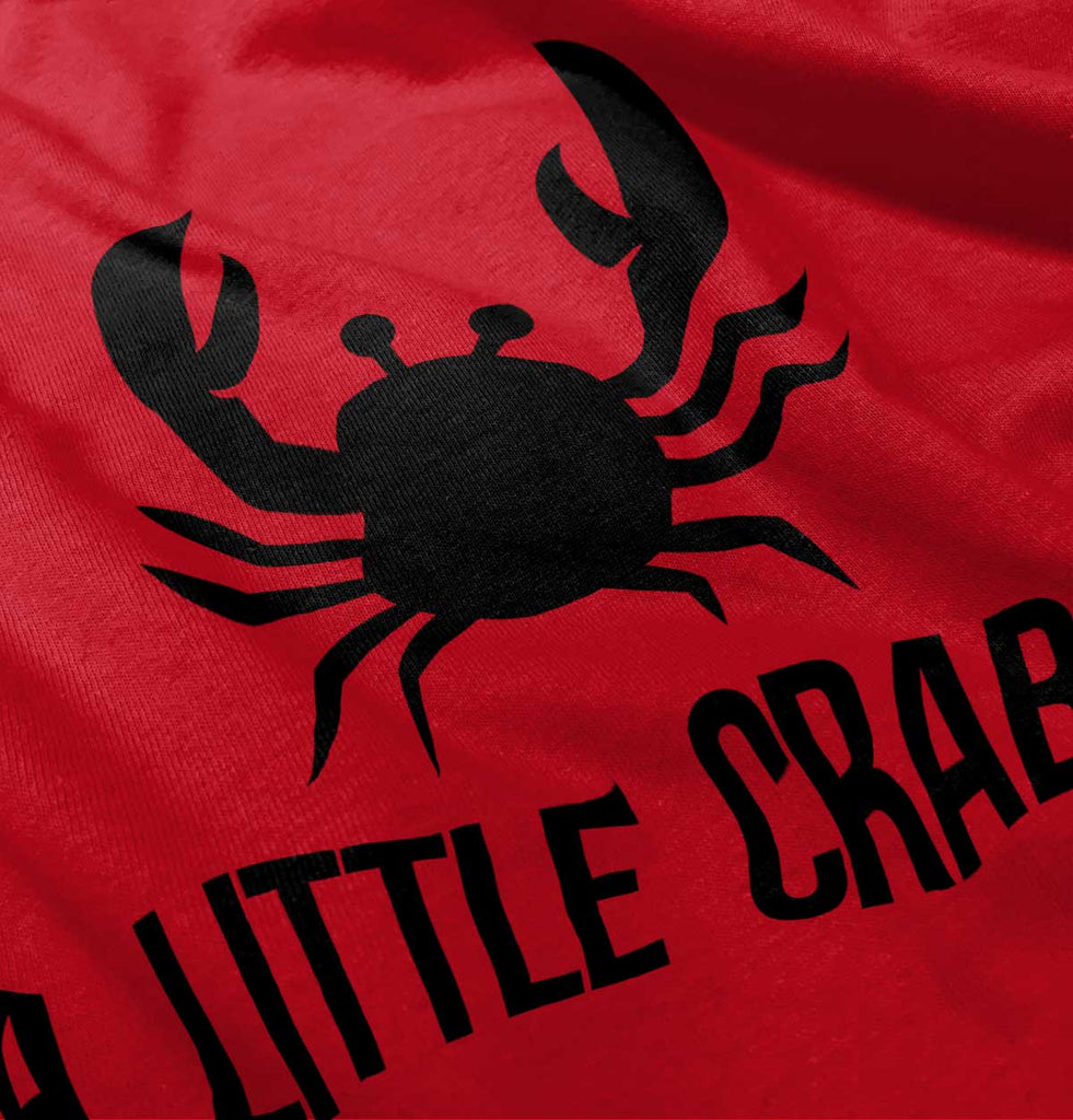 A Little Crabby Romper Bodysuit-Direct To Garment Print-Brisco Baby