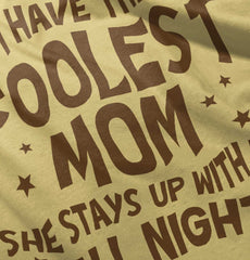 Coolest Mom Infant Toddler T Shirt-Direct To Garment Print-Brisco Baby