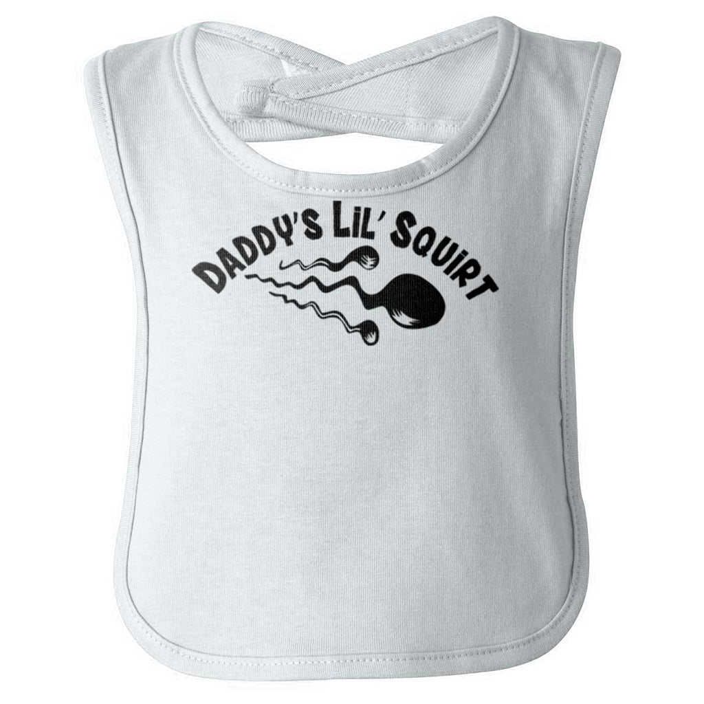 Lil Squirt Infant Baby Bib-Direct To Garment Print-Brisco Baby