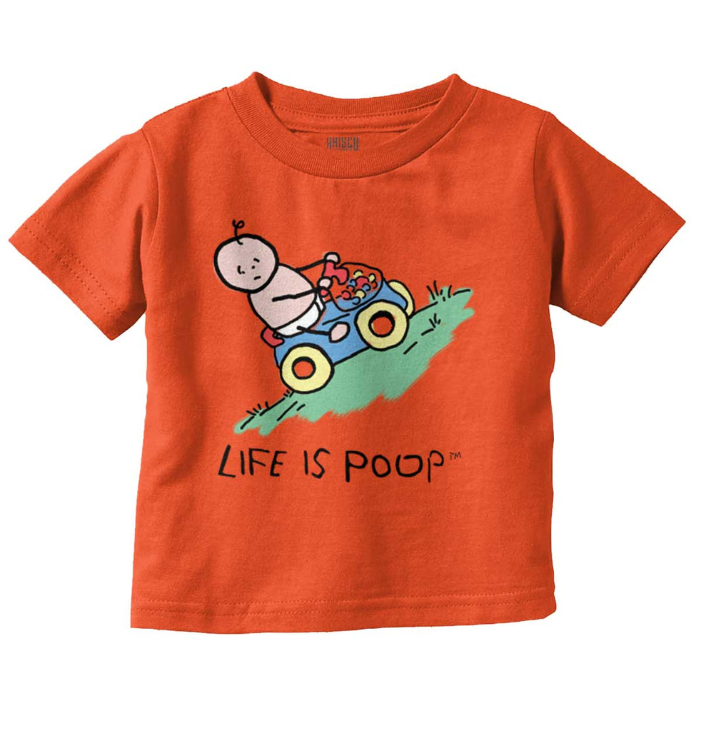 Uphill Baby Car Infant Toddler T Shirt-Direct To Garment Print-Brisco Baby