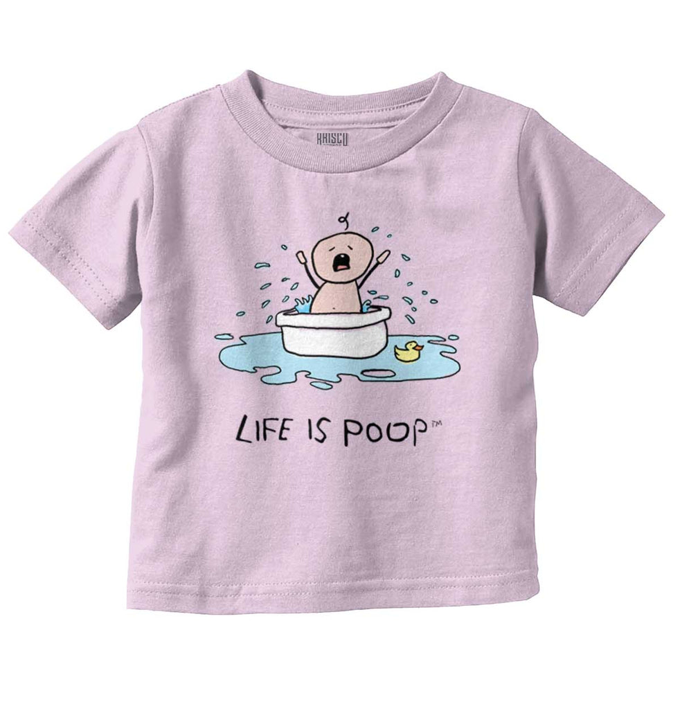 Crying Bath Infant Toddler T Shirt-Direct To Garment Print-Brisco Baby
