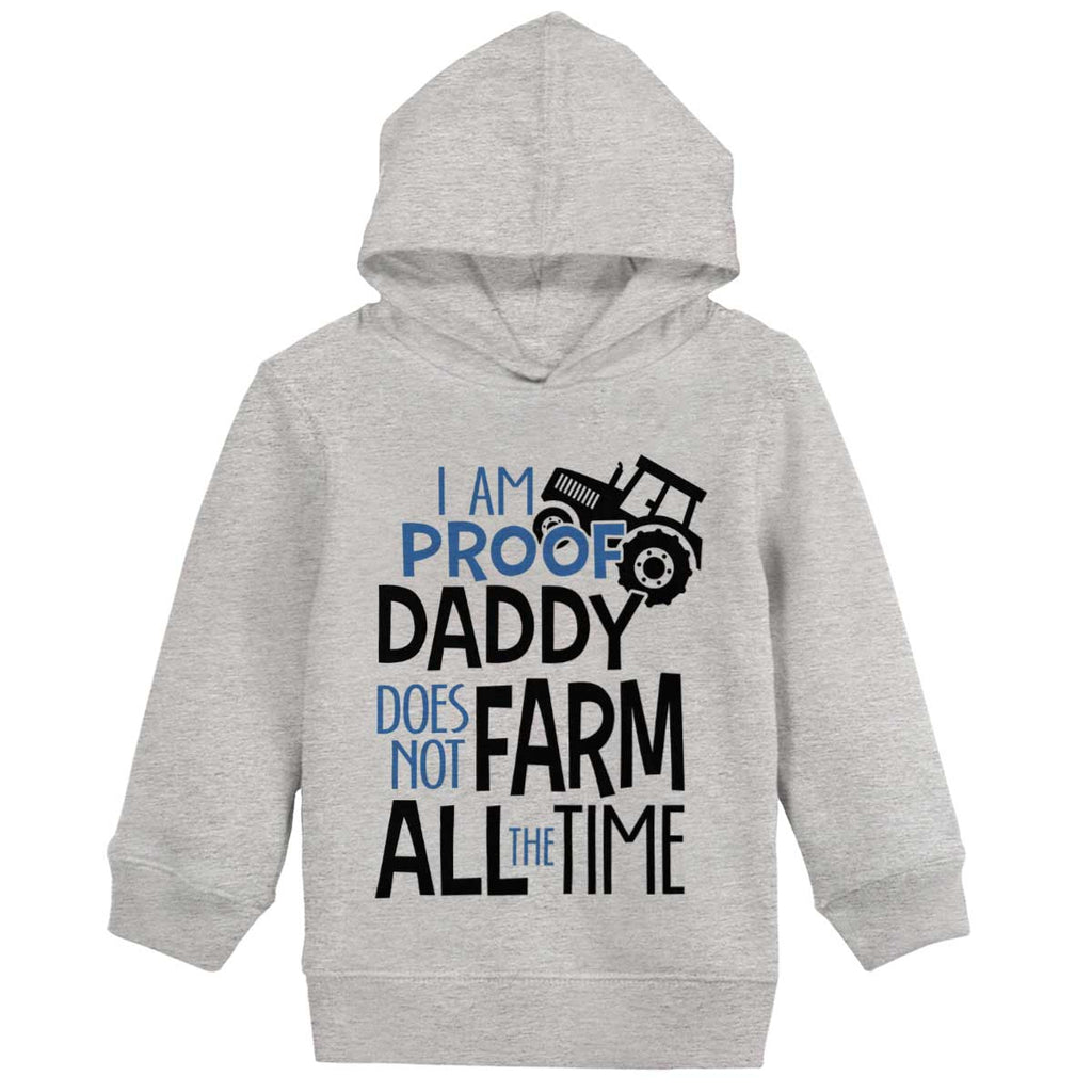 Farm All The Time Toddler Pullover Hoodie-Direct To Garment Print-Brisco Baby