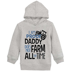 Farm All The Time Toddler Pullover Hoodie-Direct To Garment Print-Brisco Baby