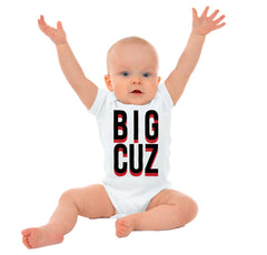Big Cuz Romper Bodysuit-Direct To Garment Print-Brisco Baby
