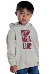 Drop Me A Line Pullover Hoodie-Direct To Garment Print-Brisco Baby
