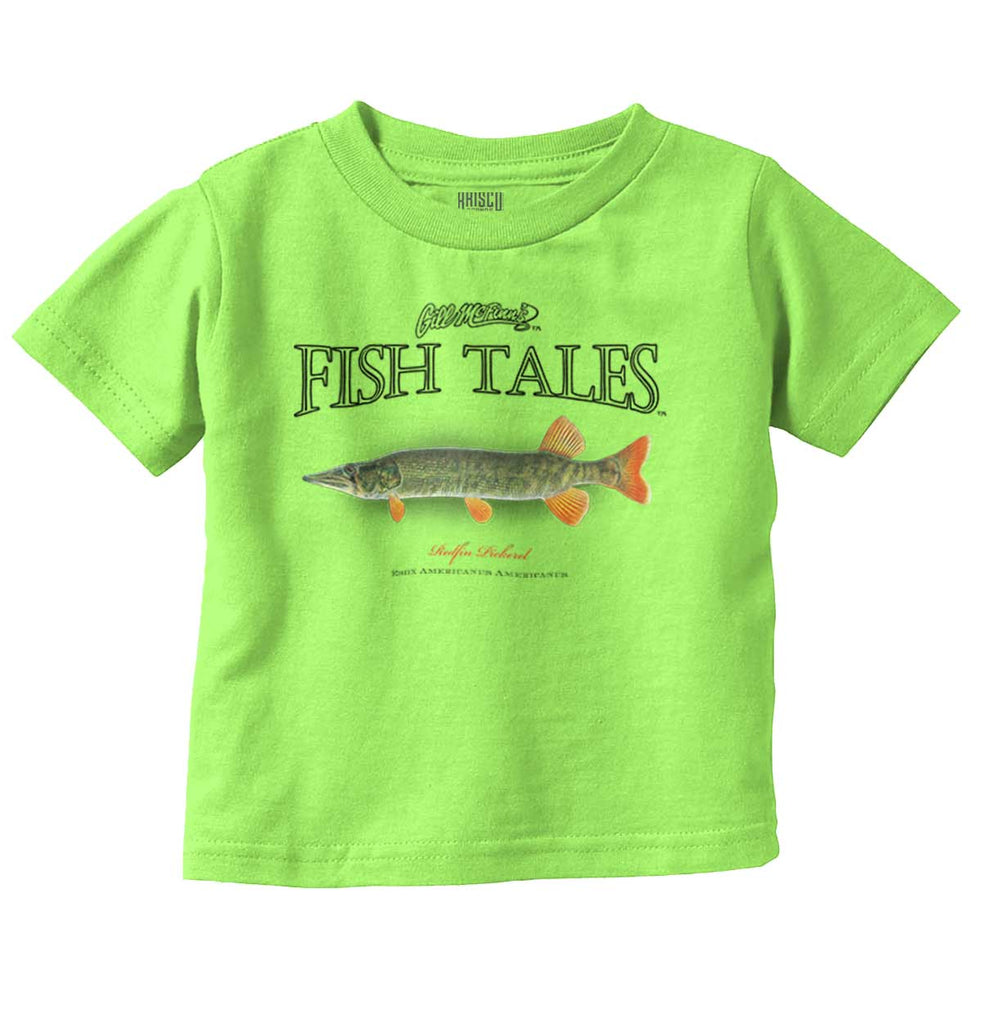 Redfin Pickerel Infant Toddler T Shirt-Direct To Garment Print-Brisco Baby
