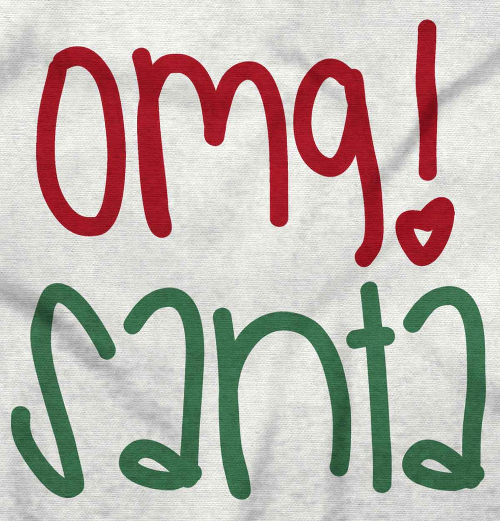 OMG Santa Infant Toddler T Shirt-Direct To Garment Print-Brisco Baby