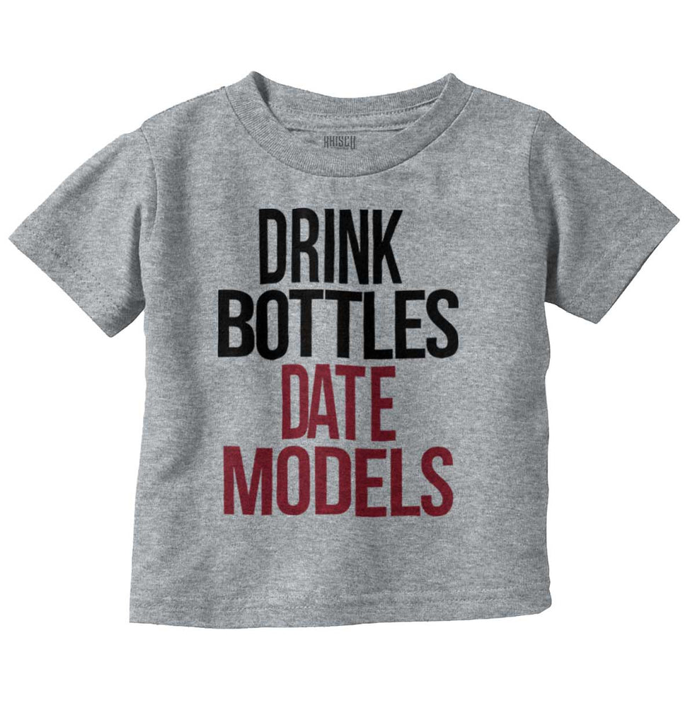 Date Models Infant Toddler T Shirt-Direct To Garment Print-Brisco Baby