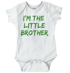 I'm The Little Brother Romper Bodysuit-Direct To Garment Print-Brisco Baby