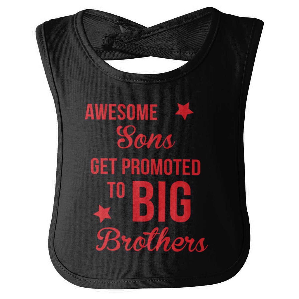 Awesome Sons Promoted Infant Baby Bib-Direct To Garment Print-Brisco Baby