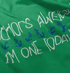 Anchors Aweigh Romper Bodysuit-Direct To Garment Print-Brisco Baby