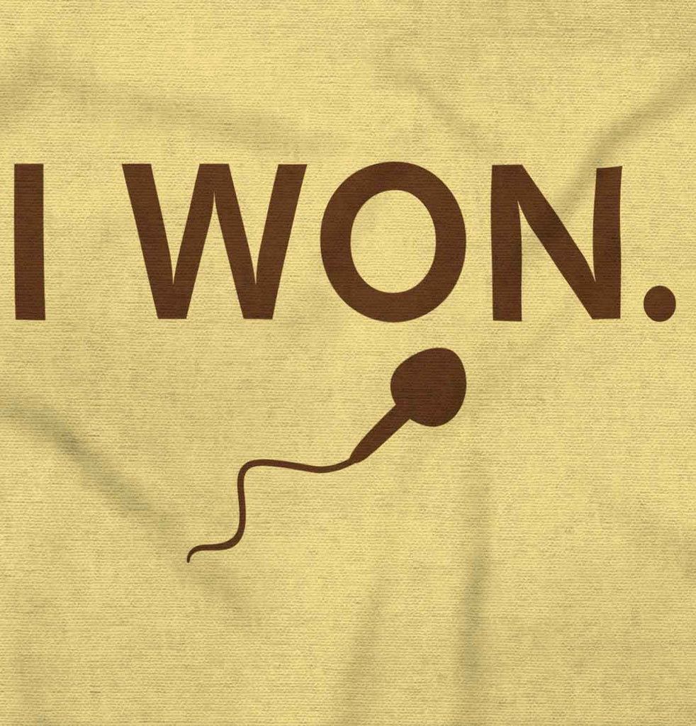 Won The Race Infant Toddler T Shirt-Direct To Garment Print-Brisco Baby