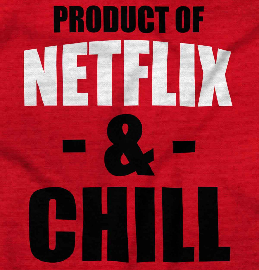 Netflix & Chill Romper Bodysuit-Direct To Garment Print-Brisco Baby