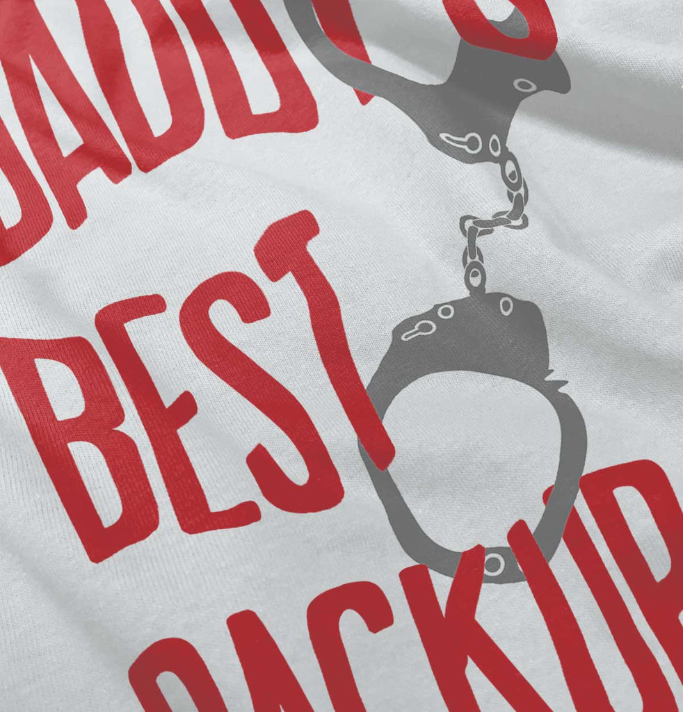 Daddy's Best Backup Toddler Baseball-Direct To Garment Print-Brisco Baby