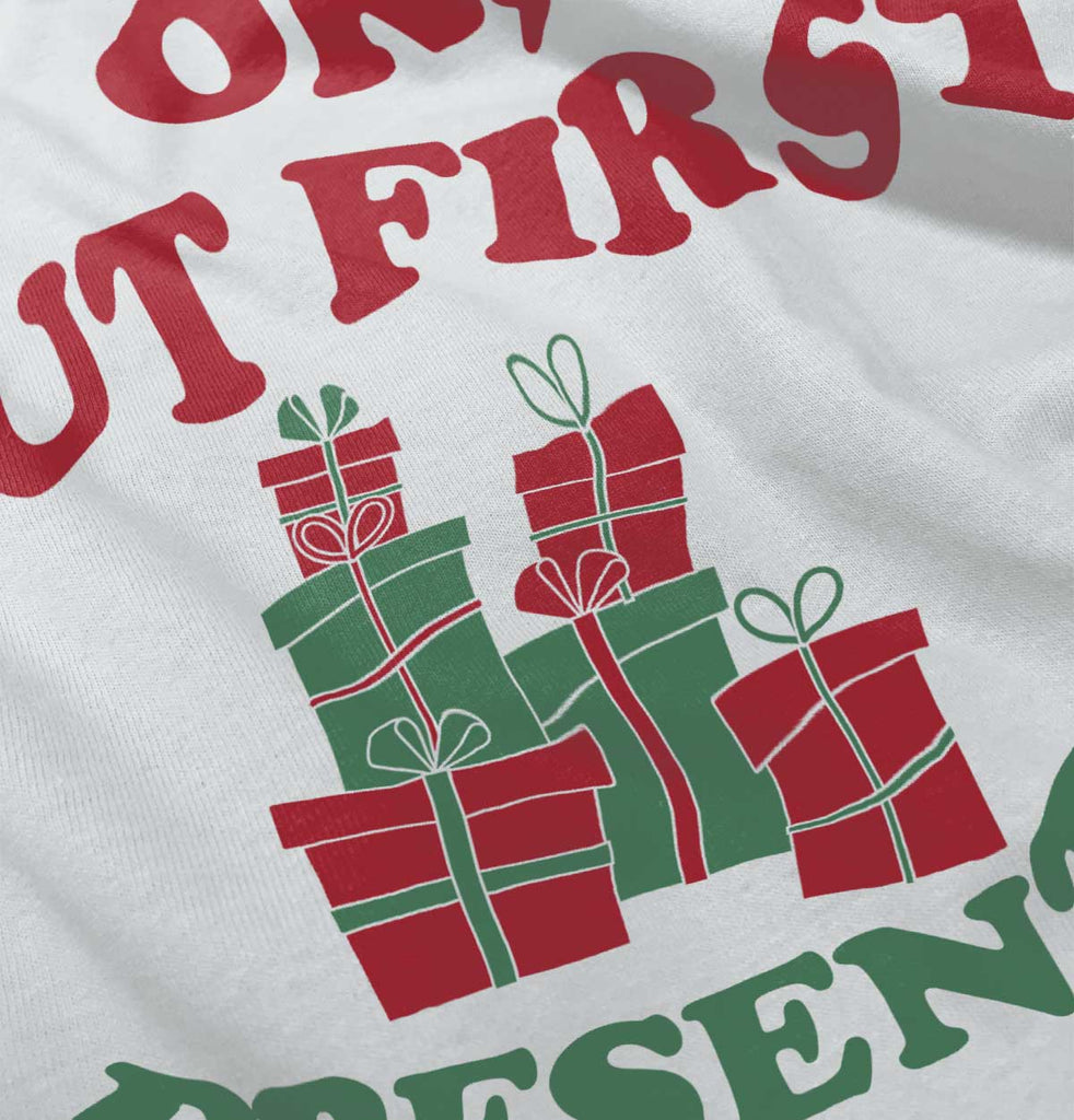 But First Presents Infant Baby Bib-Direct To Garment Print-Brisco Baby