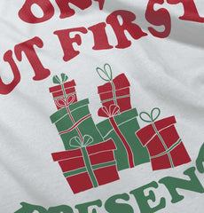 But First Presents Infant Baby Bib-Direct To Garment Print-Brisco Baby