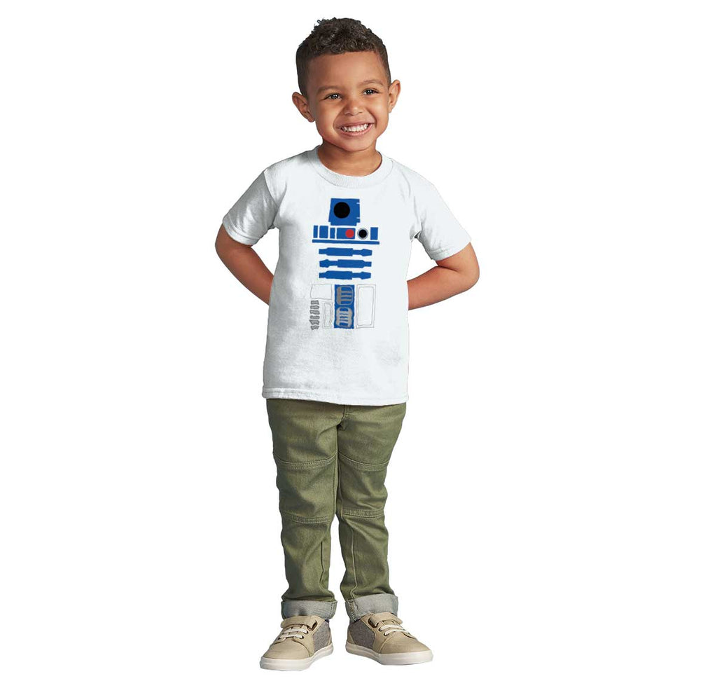 R2D2 Infant Toddler T Shirt-Direct To Garment Print-Brisco Baby