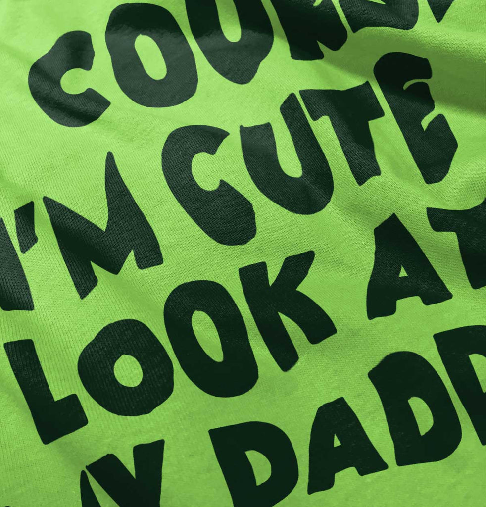 I'm Cute Romper Bodysuit-Direct To Garment Print-Brisco Baby