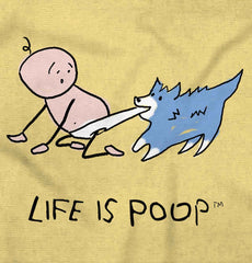 Dog Pull Infant Toddler T Shirt-Direct To Garment Print-Brisco Baby