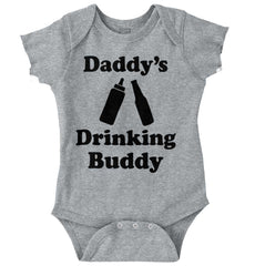 Drinking Buddy Romper Bodysuit-Direct To Garment Print-Brisco Baby