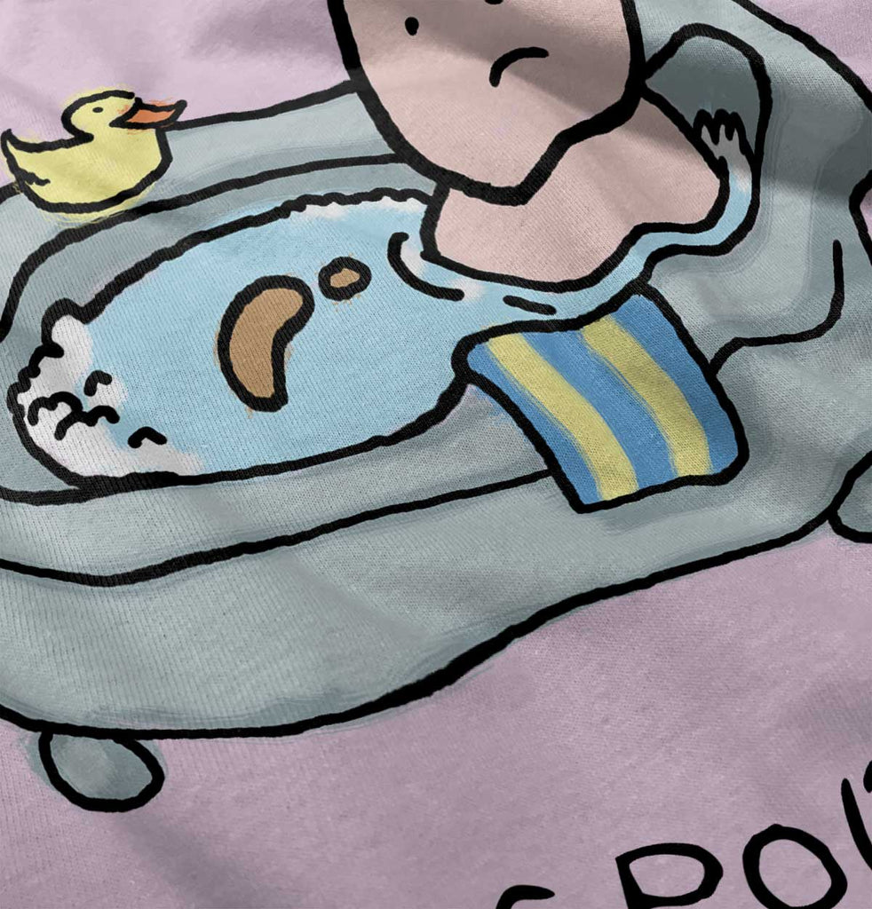 Poop in Bath Infant Toddler T Shirt-Direct To Garment Print-Brisco Baby