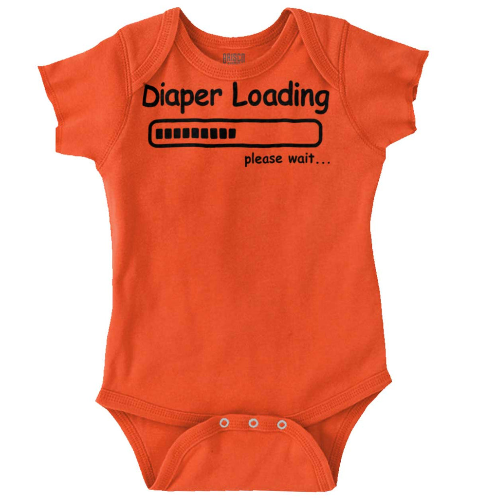 Diaper Loading Romper Bodysuit-Direct To Garment Print-Brisco Baby