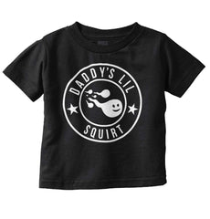 Daddy's Lil Squirt Infant Toddler T Shirt-Direct To Garment Print-Brisco Baby