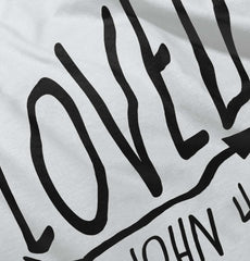 Loved Ringer Romper Bodysuit-Direct To Garment Print-Brisco Baby