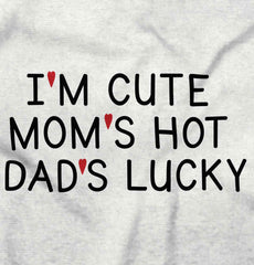 Dads Lucky Infant Toddler T Shirt-Direct To Garment Print-Brisco Baby