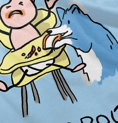 Dog Baby Food Infant Toddler T Shirt-Direct To Garment Print-Brisco Baby