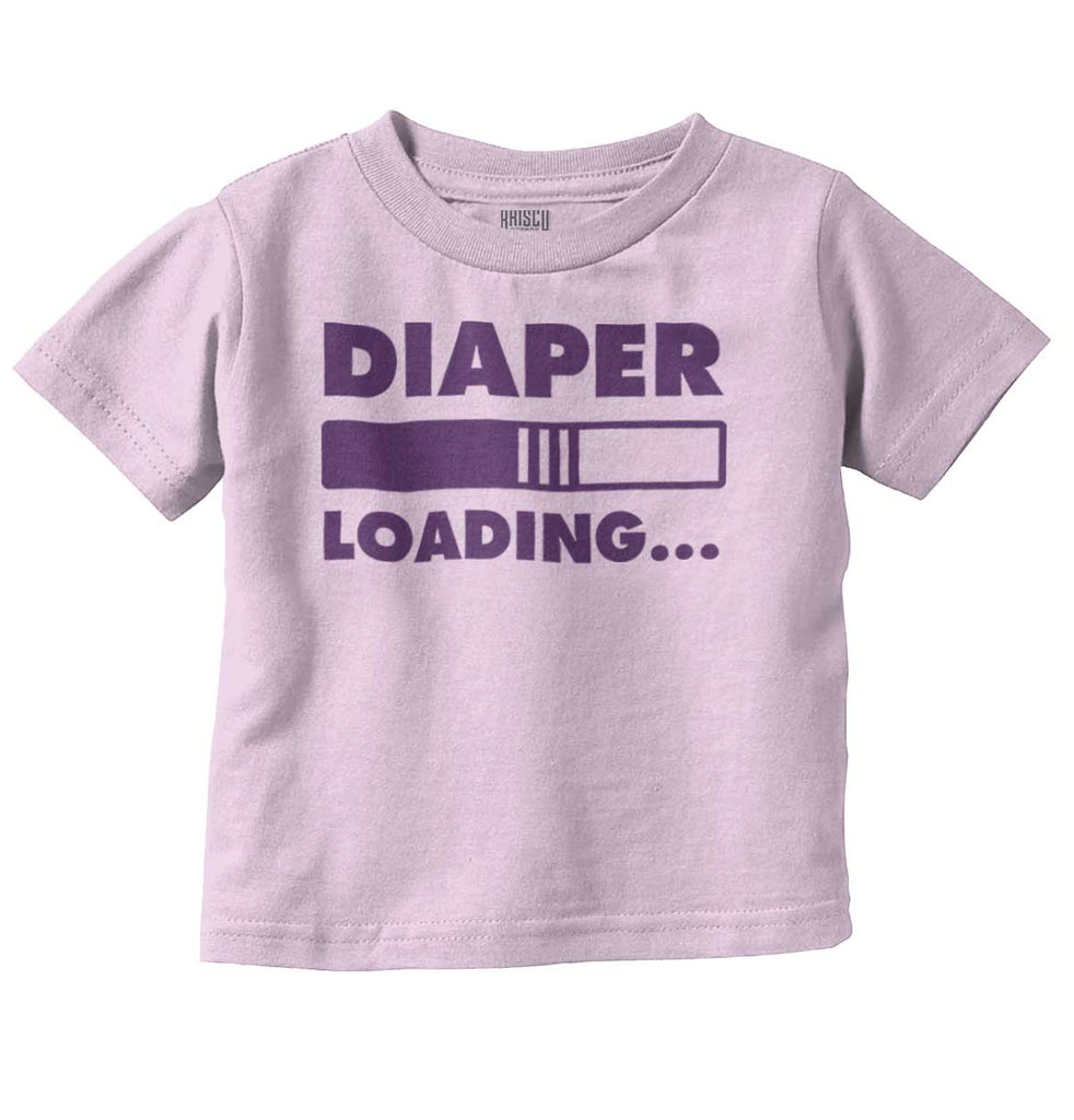 Loading Diaper Infant Toddler T Shirt-Direct To Garment Print-Brisco Baby
