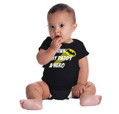 Daddy Is Batman Romper Bodysuit-Misc-Brisco Baby