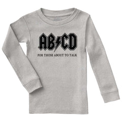 AB CD Solid Baby Pajama Top-Direct To Garment Print-Brisco Baby